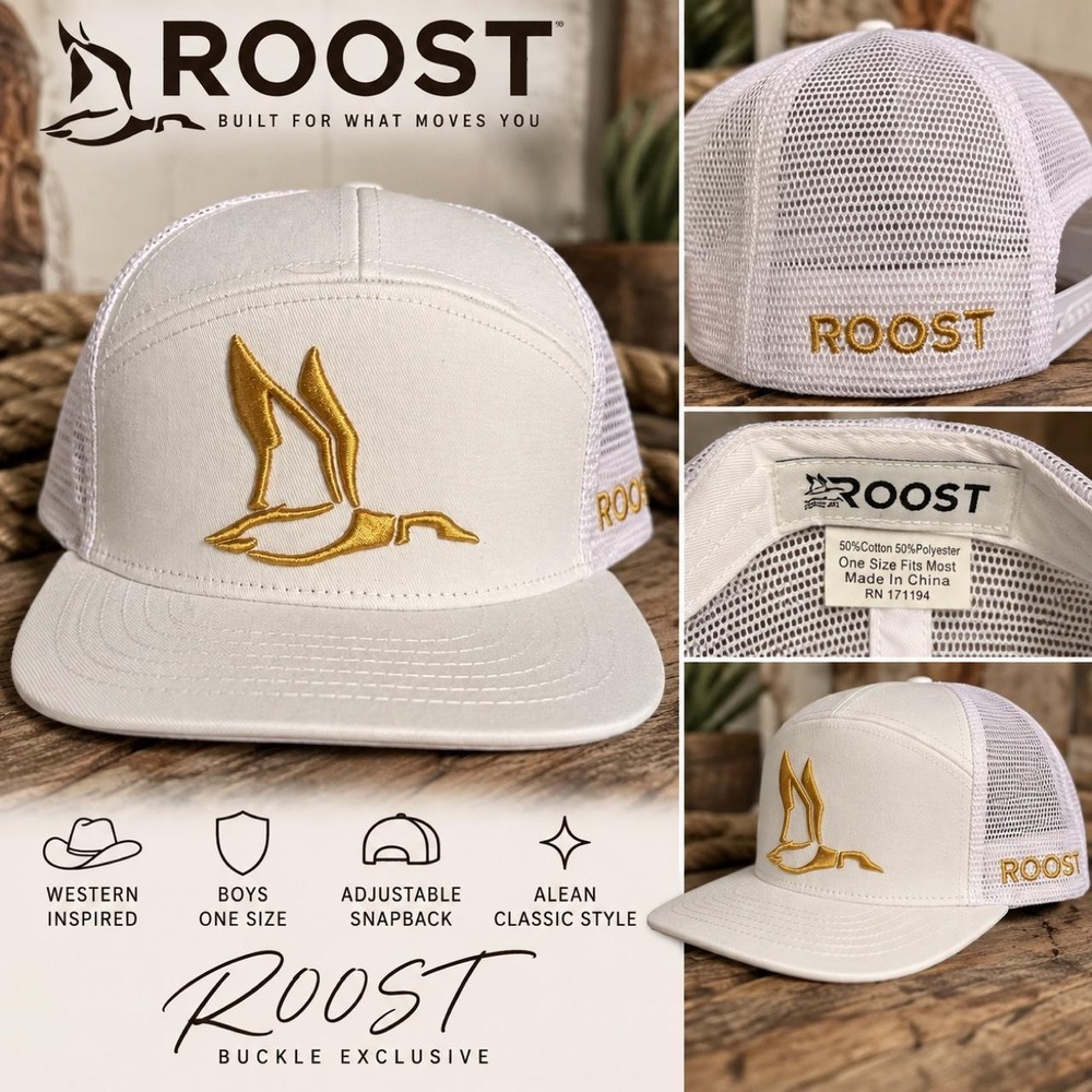 🤍 ROOST Boys Trucker Hat – Buckle